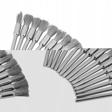 НАБОР ПРОВОЛОЧНЫХ ЩЕТКОВ ДЛЯ ДРЕЛ 15 ШТ.