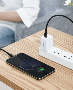 БЫСТРЫЙ КАБЕЛЬ USB C LIGHTNING 100 СМ BASEUS