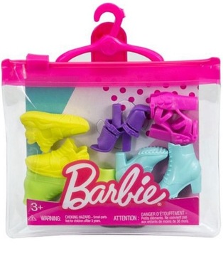 Modne buty dla lalki Barbie 4 pary