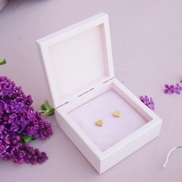 Большая Коробка для КОНВЕРТОВ + ОБРУЧАЛЬНЫХ КОЛЬЦ, пудрово-розовый