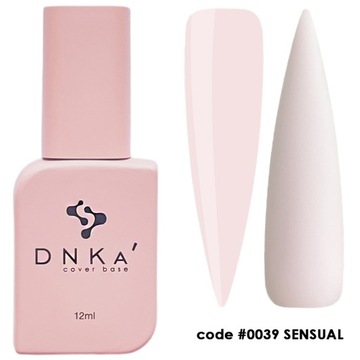 DNKa Cover Base 12 ml, 0039 MLECZNY RÓŻ