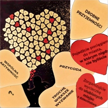 ПОДАРОК: скретч-карта на годовщину Святого Валентина с впечатлениями