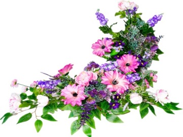 ПЛАТЬЕ на могилу + БУКЕТ цветов кладбищенская прочная композиция комплект