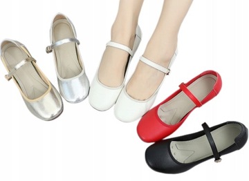 Damskie buty do tańca ze skóry bydlęcej, sandały