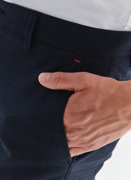 Granatowe spodnie męskie wizytowe Pako Lorente W38 L34
