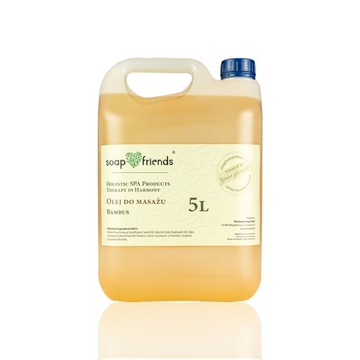 Olej do masażu 5l, Bambus z trawą cytrynową, Soap&Friends