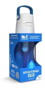 Бутылка с фильтром для синей воды Dafi SOLID 0,5 л.