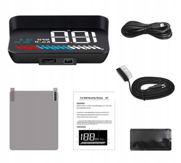 ДИСПЛЕЙ LED LCD HUD ПРОЕКТОР OBD2 GPS USB M7