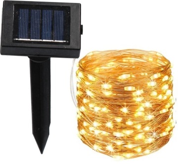 СОЛНЕЧНЫЙ САДОВЫЙ СВЕТИЛЬНИК СТРУННЫЕ СВЕТИЛЬНИКИ 11,4 м 100 светодиодов СМЕШАННЫЕ ЦВЕТА