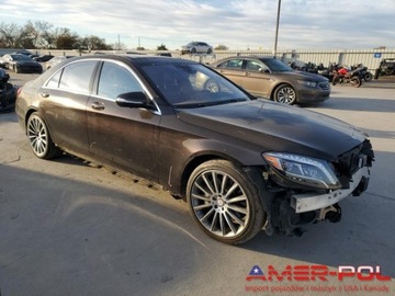 Mercedes Klasa S W222 2016 Mercedes-Benz Klasa S 550_w222_V8_4.6 L_449 km_2016r 4.6 Benzyna 449KM, zdjęcie 1