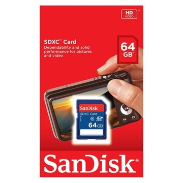 Karta SD 64 GB Sandisk