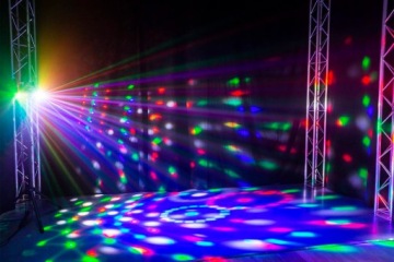 Прожектор с дистанционным управлением DERBY RGBW DMX + штатив PartyBar