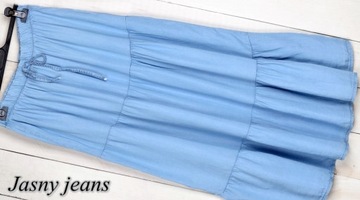 Długa maxi ponadczasowa SPÓDNICA jeans 780