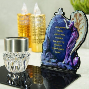 СОЛНЕЧНАЯ СВЕТОДИОДНАЯ ГРАФИКА, БОЛЬШАЯ СТАТУЭТКА ДЛЯ КЛАДБИЩА, МОГИЛЫ