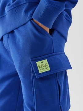 СПОРТИВНЫЕ БРЮКИ ДЛЯ МАЛЬЧИКОВ 4F, ХЛОПОК, AW23M415