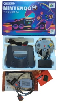 RGB MOD n64 Nintendo 64 THS7316 AMP box pudełko CIB NTSC Region Free Zestaw