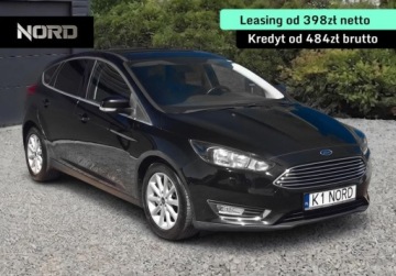 Ford Focus III Sedan Facelifting 1.0 EcoBoost 125KM 2016 Ford Focus Bezwypadkowy, FV23, KredytowanieLeasing, Titanium, gwarancja 12m