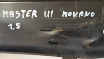 MASTER III MOVANO B NÁRAZNÍK ZADNÍ 850220029R PDC POŠKOZENÝ