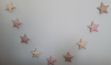 Girlanda gwiazdki XXL dekoracja ozdoba 3D