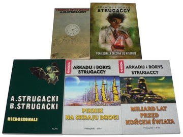 Strugaccy Strugacki Trudno + Poniedziałek + Niedoskonali + Piknik + Miliard
