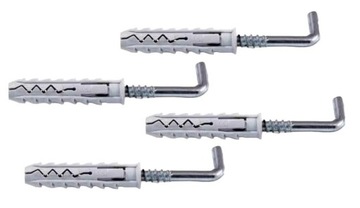 Kołki do betonu z hakiem Stalco 8x40 mm 4szt