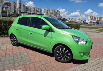 Mitsubishi Space Star Hatchback 5d 1.2 80KM 2014 Mitsubishi Space Star Bezwypadkowy.Oryginal.Piekny 1.2 Benzyna 80KM, zdjęcie 20
