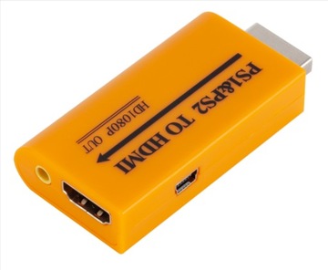 Конвертер PlayStation PS1/PS2 в HDMI + аудиоразъем 3,5 мм с разрешением 1080p