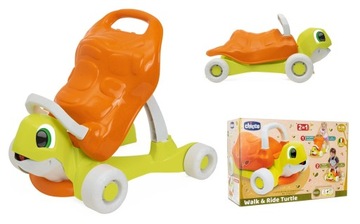 Chicco żółw jeździk pchacz 2w1 eko plastik