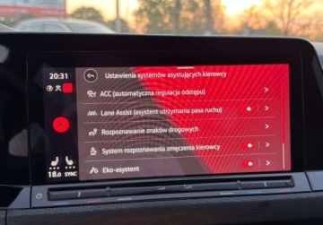 Volkswagen Golf VII GTI 5d Facelifting 2.0 TSI 245KM 2020 Volkswagen Golf 35 tys przebieg SALON POLSKA 1 wlasc harman IQ LIGHT serwi, zdjęcie 32