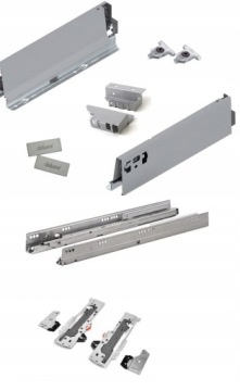 BLUM ANTARO TANDEMBOX D L500 H199 ВЫСОКИЙ ЯЩИК СЕРЫЙ БЕСШУМНОЕ ЗАКРЫВАНИЕ