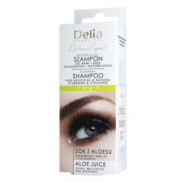 DELIA Eyebrow Expert Cleansing oczyszczający szampon do brwi i rzęs 50ml