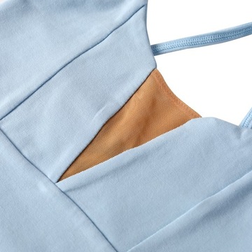 BODY BALETOWE STRÓJ DO TAŃCA BALETU BŁĘKITNE 160