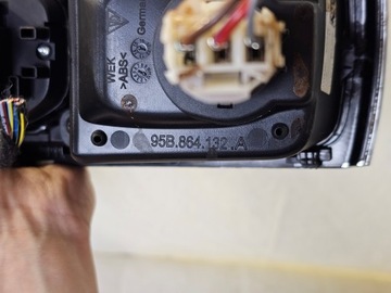 PŘEPÍNAČ RÁMEČEK PANEL HLAVICE MĚCH PÁKY ŘAZENÍ PORSCHE MACAN 95B