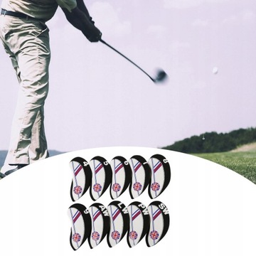 10. Железный головной убор для гольфа, клюшка для гольфа, 4–9, AW, PW,