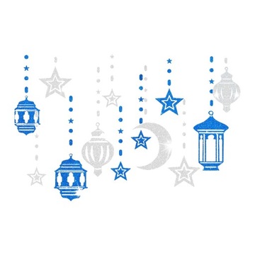 Baner Eid Mubarak, zaopatrzenie firm, sztandar gwiazdy księżycowej,