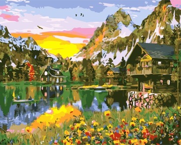 Картина Картина по номерам 40х50 - Mountain Charms