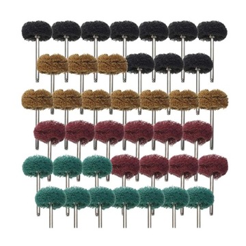 Набор из 40 абразивных полировальных кругов диаметром 25 мм,