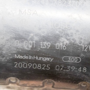 0001139016 STARTÉR BMW 3 E90 320 D 7823700 2008