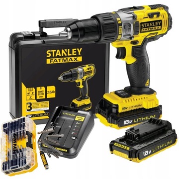 WKRĘTARKA STANLEY FMC625D2 2x2Ah Udar + DEWALT 40e