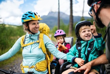 Kask Rowerowy dla Dzieci Regulowany METEOR 43-48cm