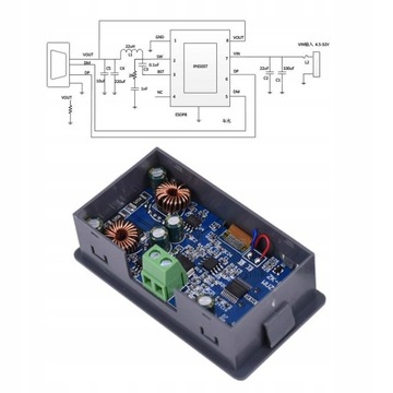 12V 24V Podwójny USB Cyfrowy wyświetlacz