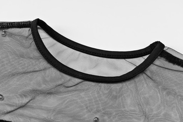 ЖЕНСКОЕ БОДИ С ПРОЗРАЧНЫМИ РУКАВАМИ SEXY CORALS