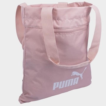Torebka Damska Puma Shopper Bag Sportowa Torba Na ramię Pudrowy Róż