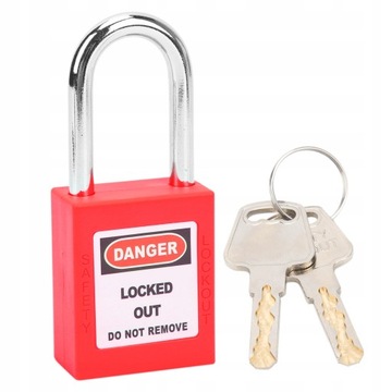 38MM KŁÓDKA LOCKOUT LOCK BEZPIECZEŃSTWO IZOLACJ