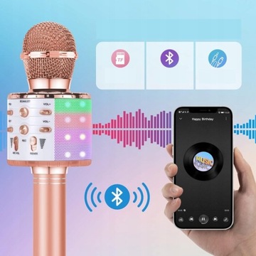 БЕСПРОВОДНОЙ МИКРОФОН КАРАОКЕ С BLUETOOTH
