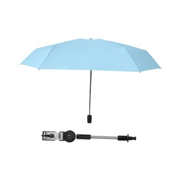 Parasol chroniący przed słońcem, regulowany, niebieski
