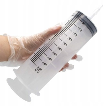 Strzykawka cewnikowa 500ml 1 szt do klej, tusz