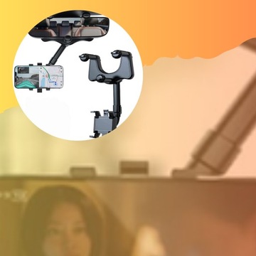 ДЕРЖАТЕЛЬ ТЕЛЕФОНА ДЛЯ ЗЕРКАЛА ЗАДНЕГО ВИДА АВТОМОБИЛЯ