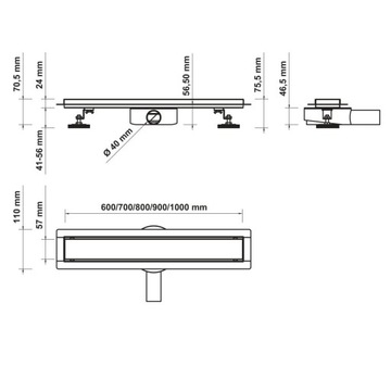 ЛИНЕЙНЫЙ ВОДОПРОВОД 80 СМ РЕВЕРСИВНЫЙ СОРТА HAGSER IRIS