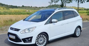 Ford C-MAX II Minivan 2.0 TDCi 163KM 2012 Ford Grand C-MAX 2.0 TDCI 163KM Skóra Xenony NawiPL Panorama Grz. Fotele